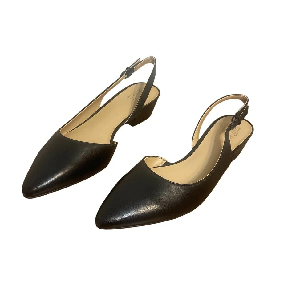 Naturalizer banks, black leather, flat size 11M - Picture 10 of 10